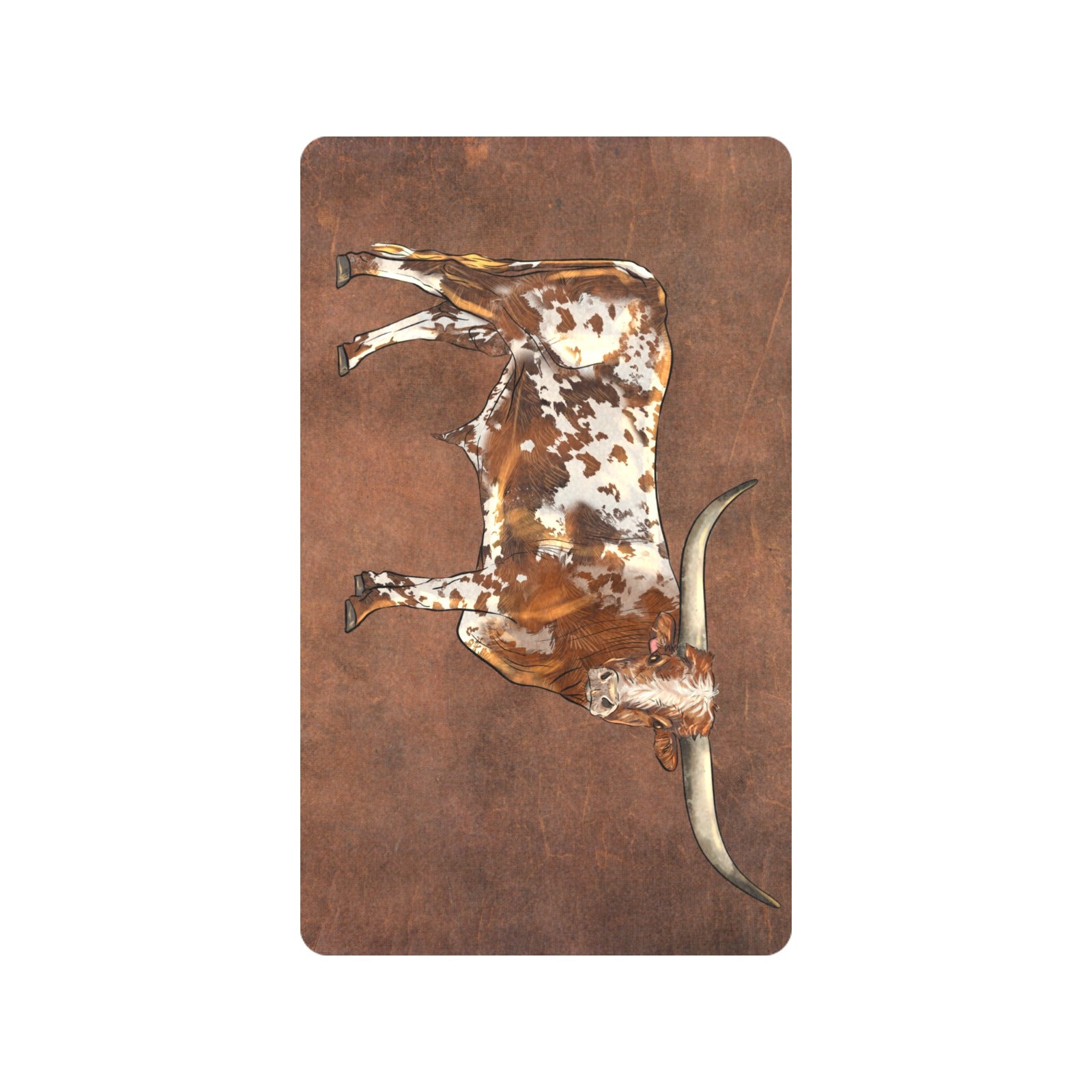 Longhorn Western Floor Mat 30" x 18" Made in America