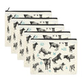 Baha Ranch Cattle Brands Cosmetic Bag Pack of 5 Made in America