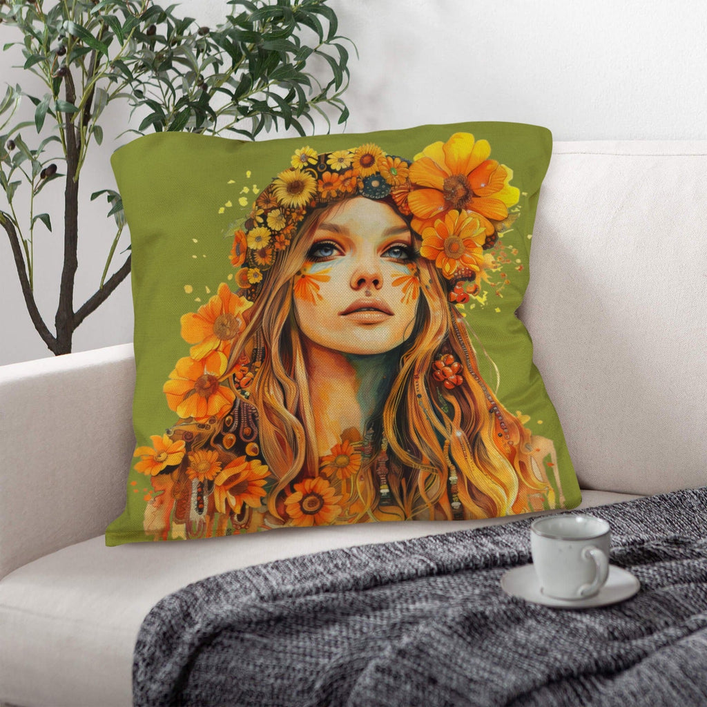 Baha Ranch Boho Girl Pillow Case Made in America