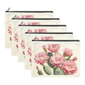Baha Ranch Cactus Flower Cosmetic Bag Pack of 5 Made in America