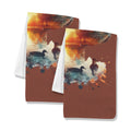 Baha Ranch Labrador Retriever Duck Hunting Kitchen Set of 2 Dish Towels Made in America