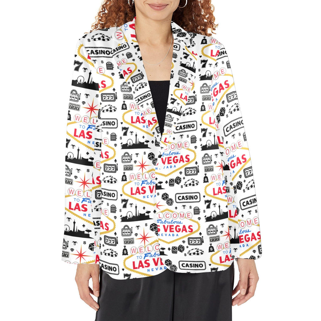 Baha Ranch Yeehaw Cowboy Vegas Women's Western Blazer