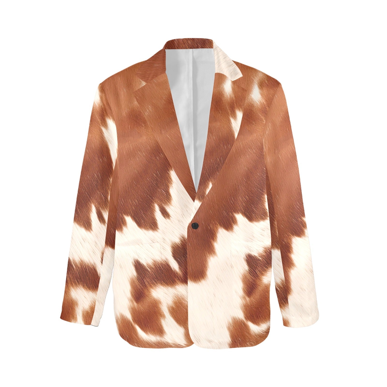 Baha Ranch Cowhide Print blazer