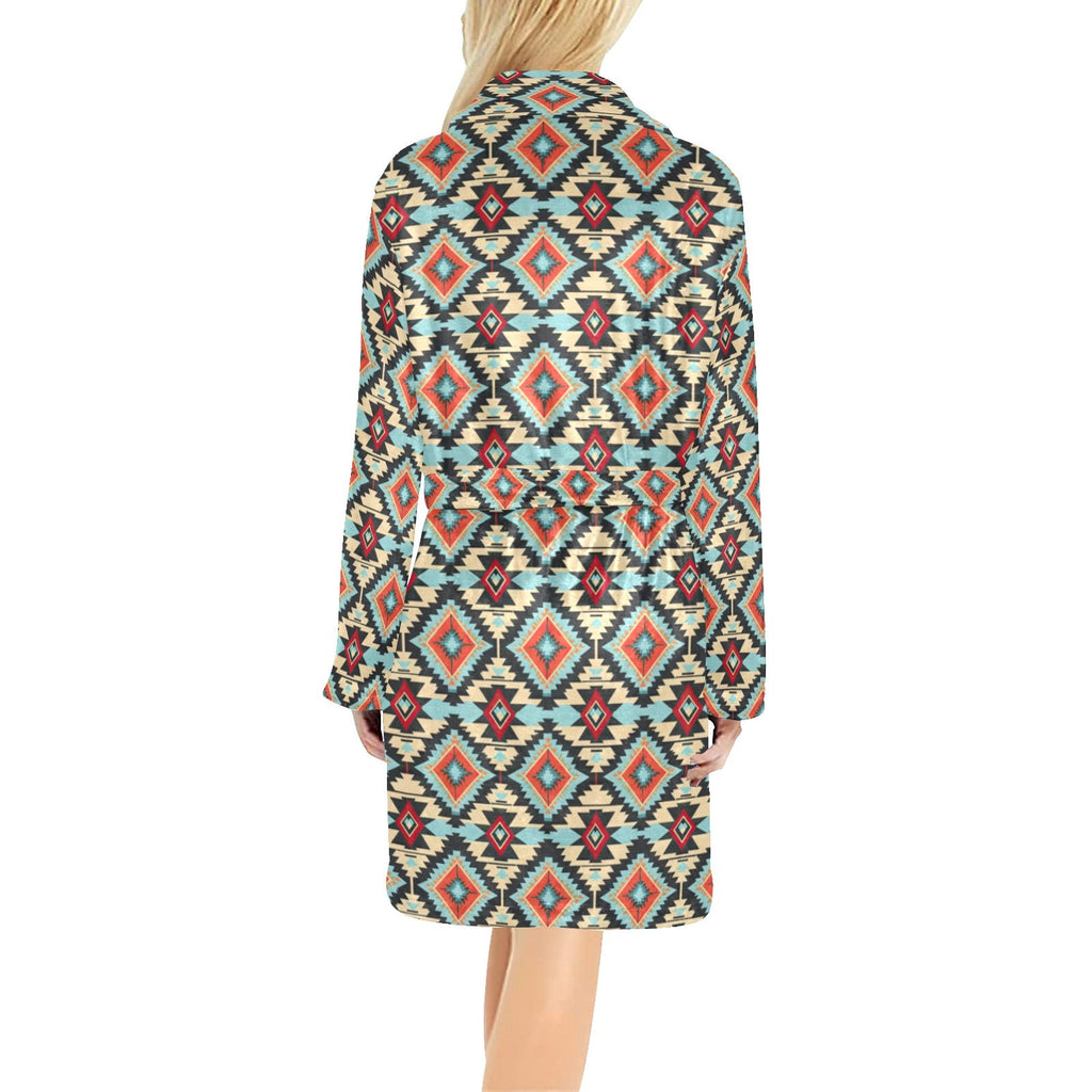 Baha Ranch Colorado Aztec Women's Bath Robe