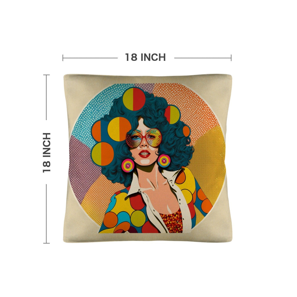 Baha Ranch Disco Girl 3 Pillow Case Made in America