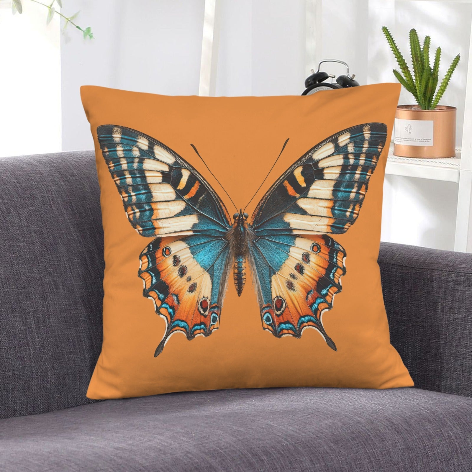 Baha Ranch Butterfly Velvety Soft Pillow Cover Made in America