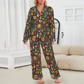 Baha Ranch Colores De Mexico - Mexican Culture Satin Pajamas