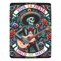 Baha Ranch Cinco De Mayo Dia de los Muertes Throw Blanket Ultra-Soft Micro Fleece Blanket 60" x 80" Made in America