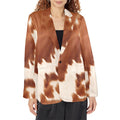 Baha Ranch Cowhide Print blazer