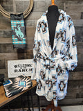Baha Ranch Southwestern Cross Women's Western Bath Robe