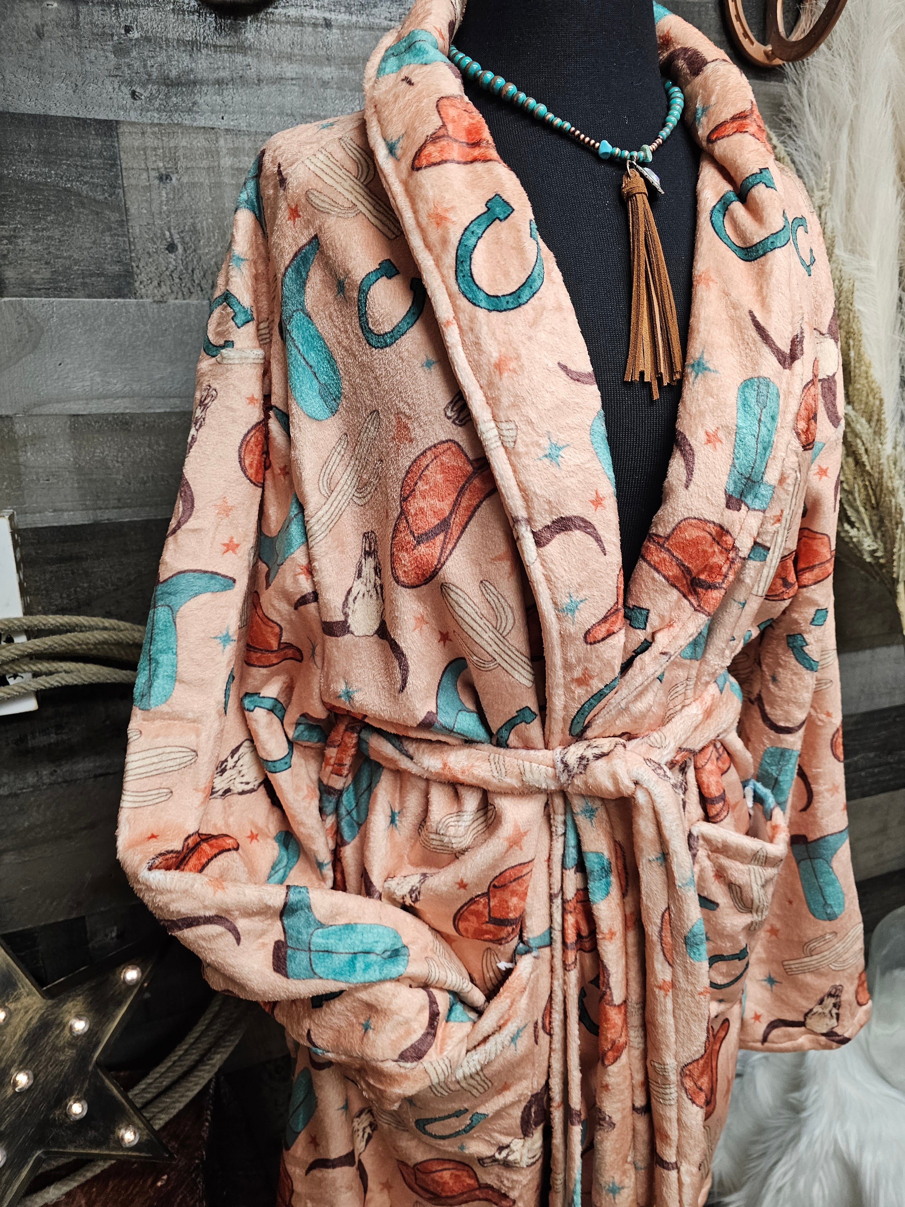 Baha Ranch Totally Western Women's Western Bath Robe