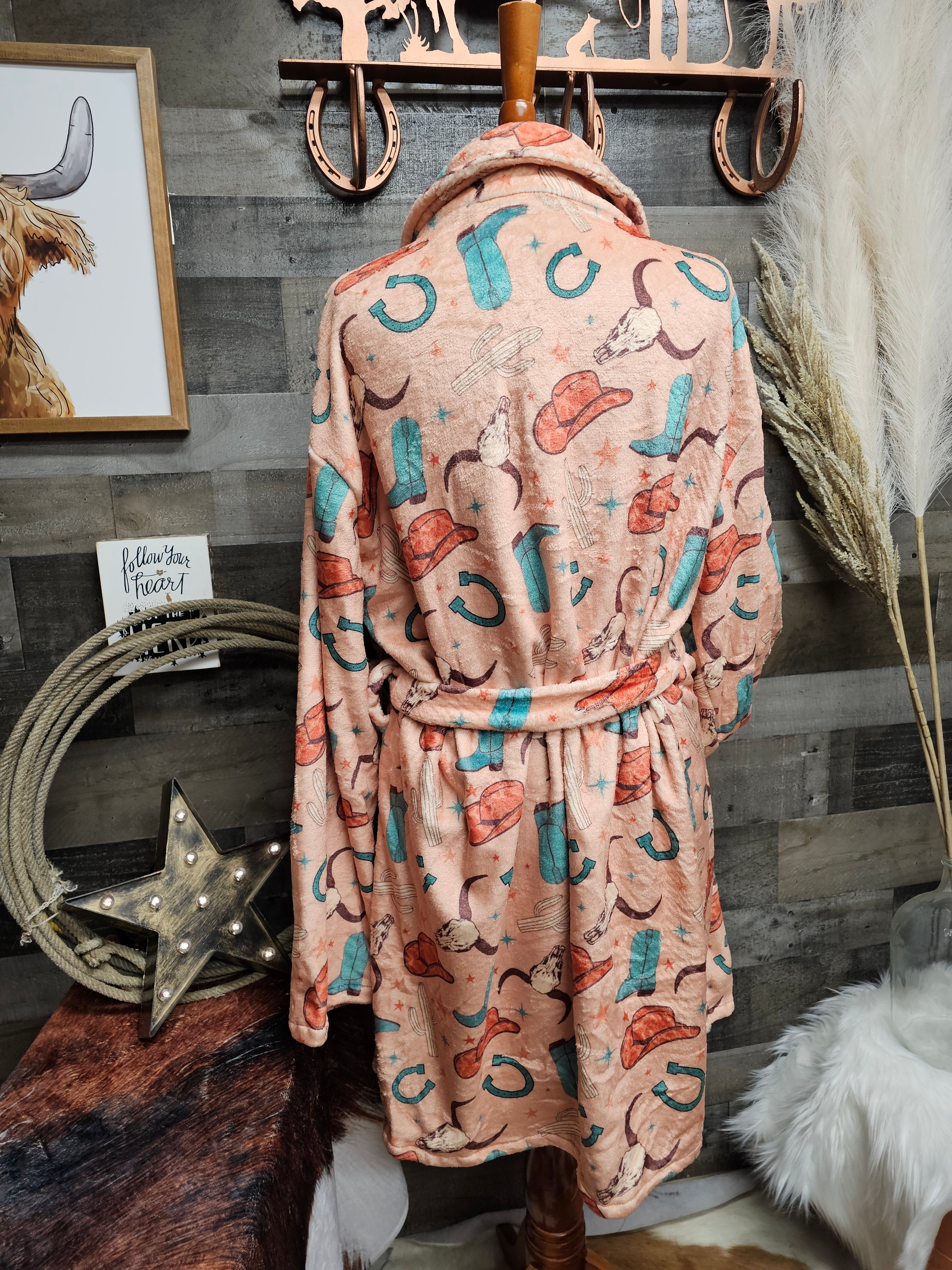 Baha Ranch Totally Western Women's Western Bath Robe