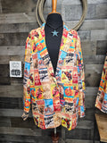 Baha Ranch Women's Vintage Rodeo Poster Blazer