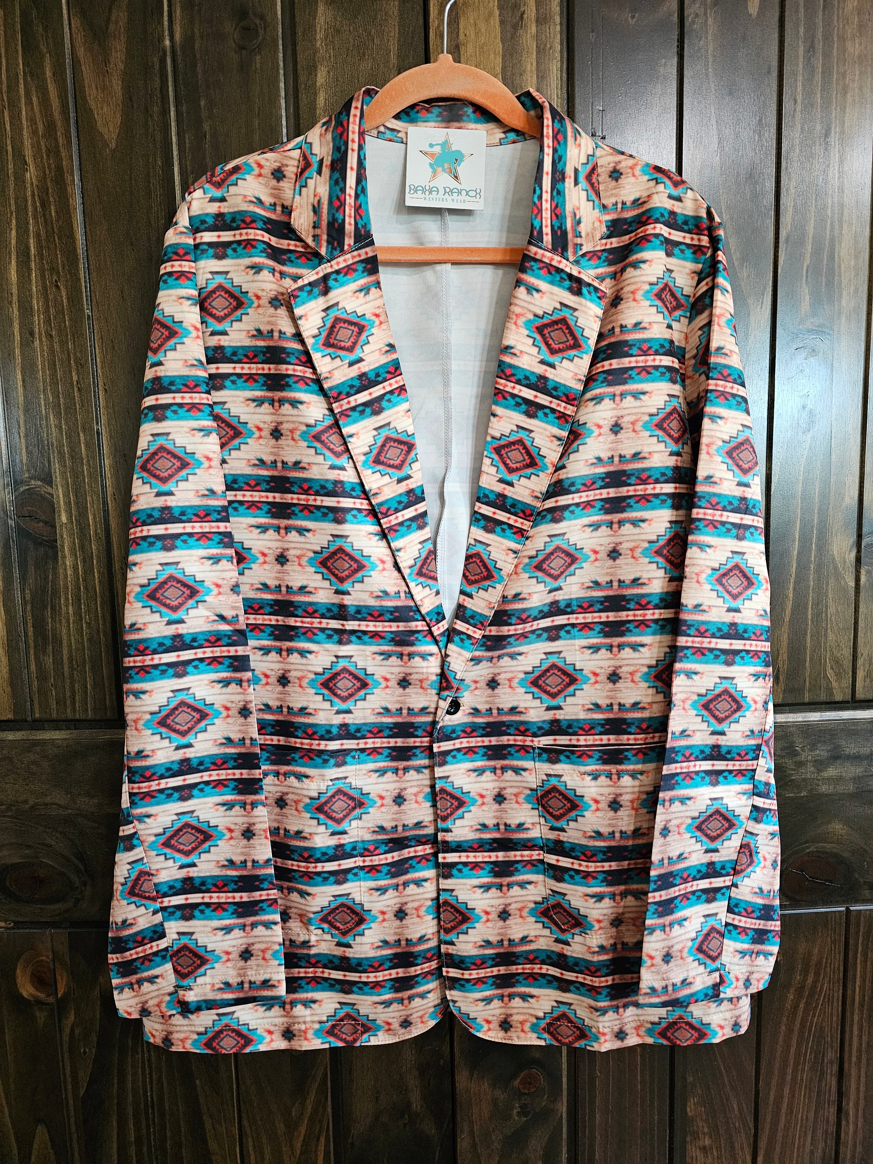 Baha Ranch Arizona Aztec Women's Blazer