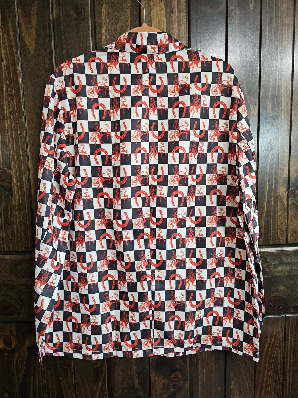 Baha Ranch Checkered Rodeo Women's Western Blazer