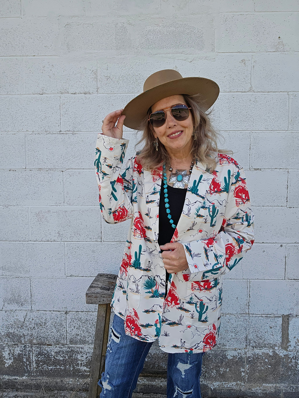 Baha Ranch Desert Rodeo Women's Western Blazer