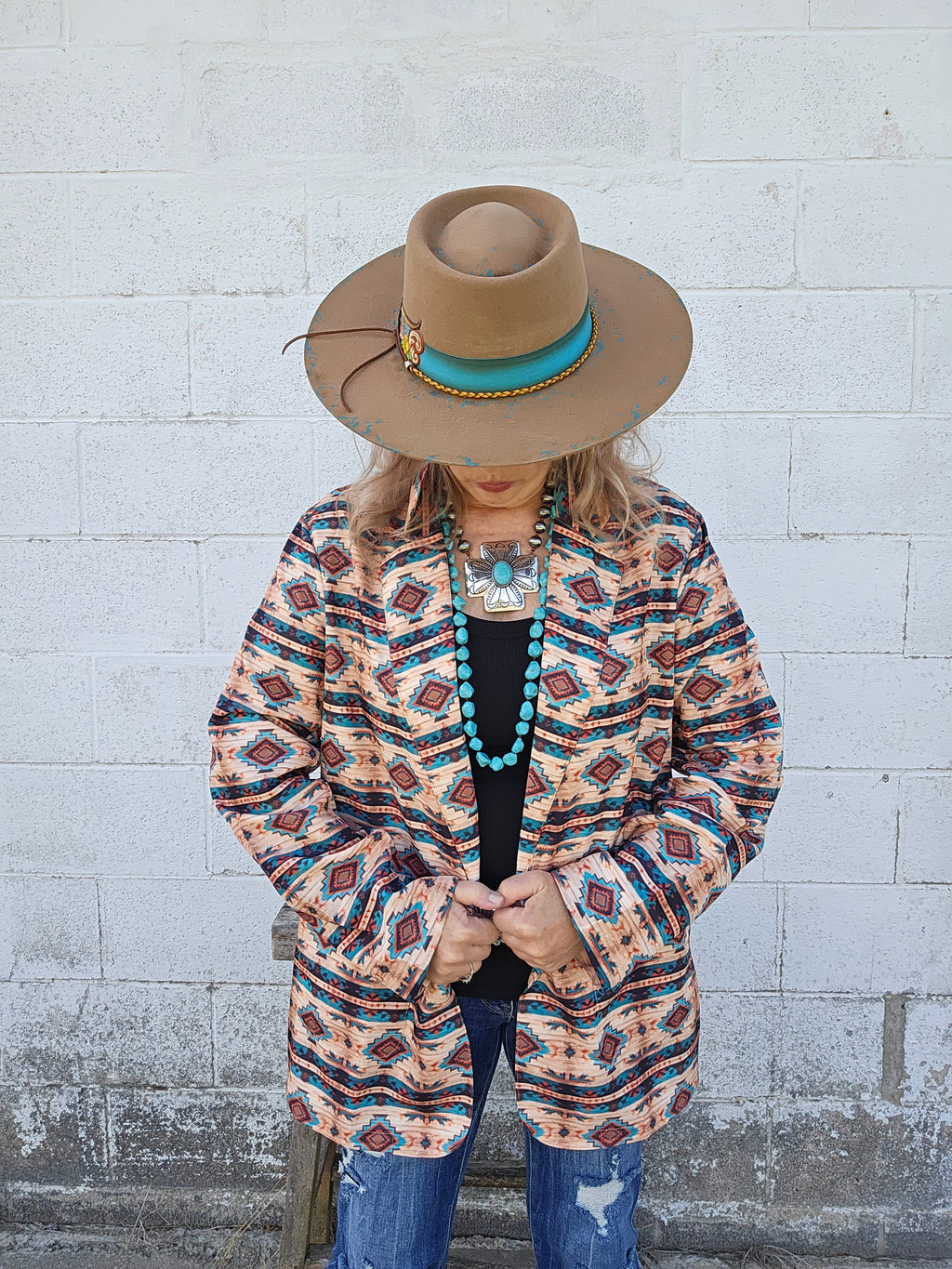 Baha Ranch Arizona Aztec Women's Blazer