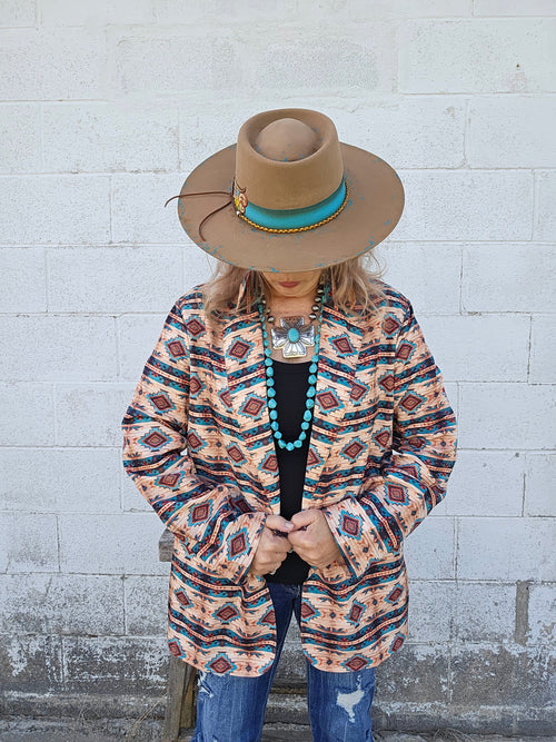 Baha Ranch Arizona Aztec Women's Blazer