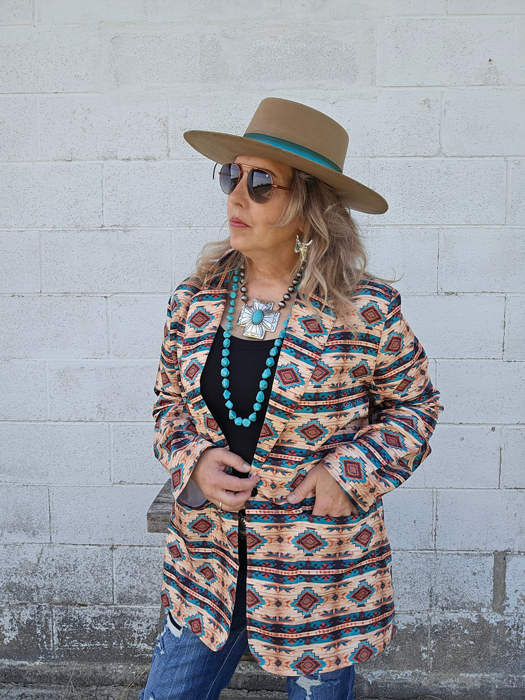 Baha Ranch Arizona Aztec Women's Blazer