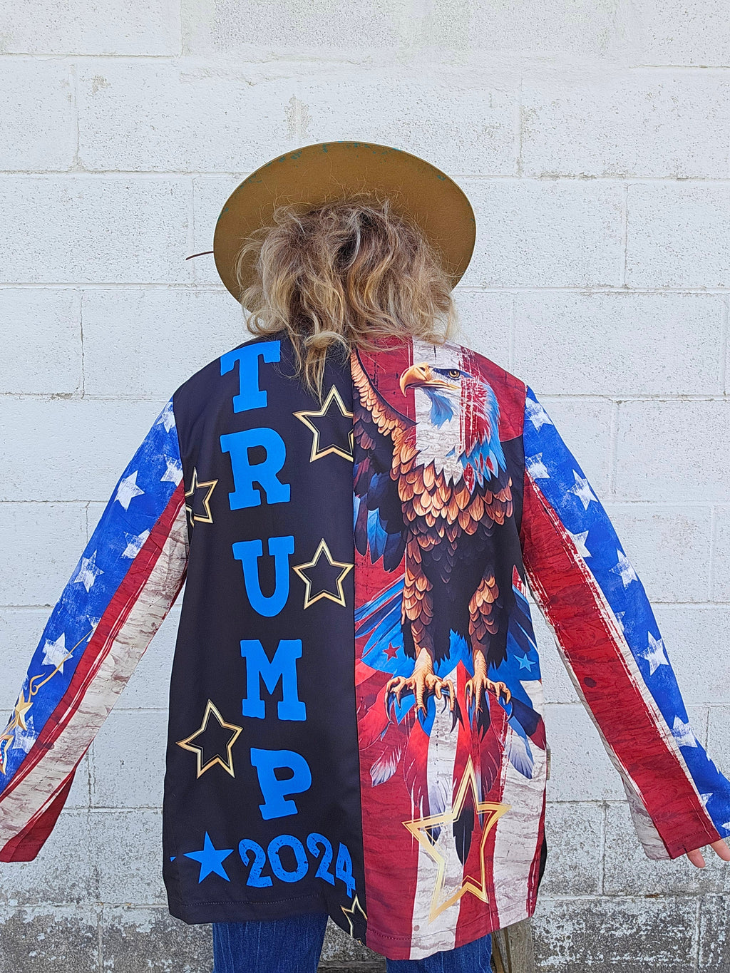 Baha Ranch Ultra Maga Trump Womens Blazer