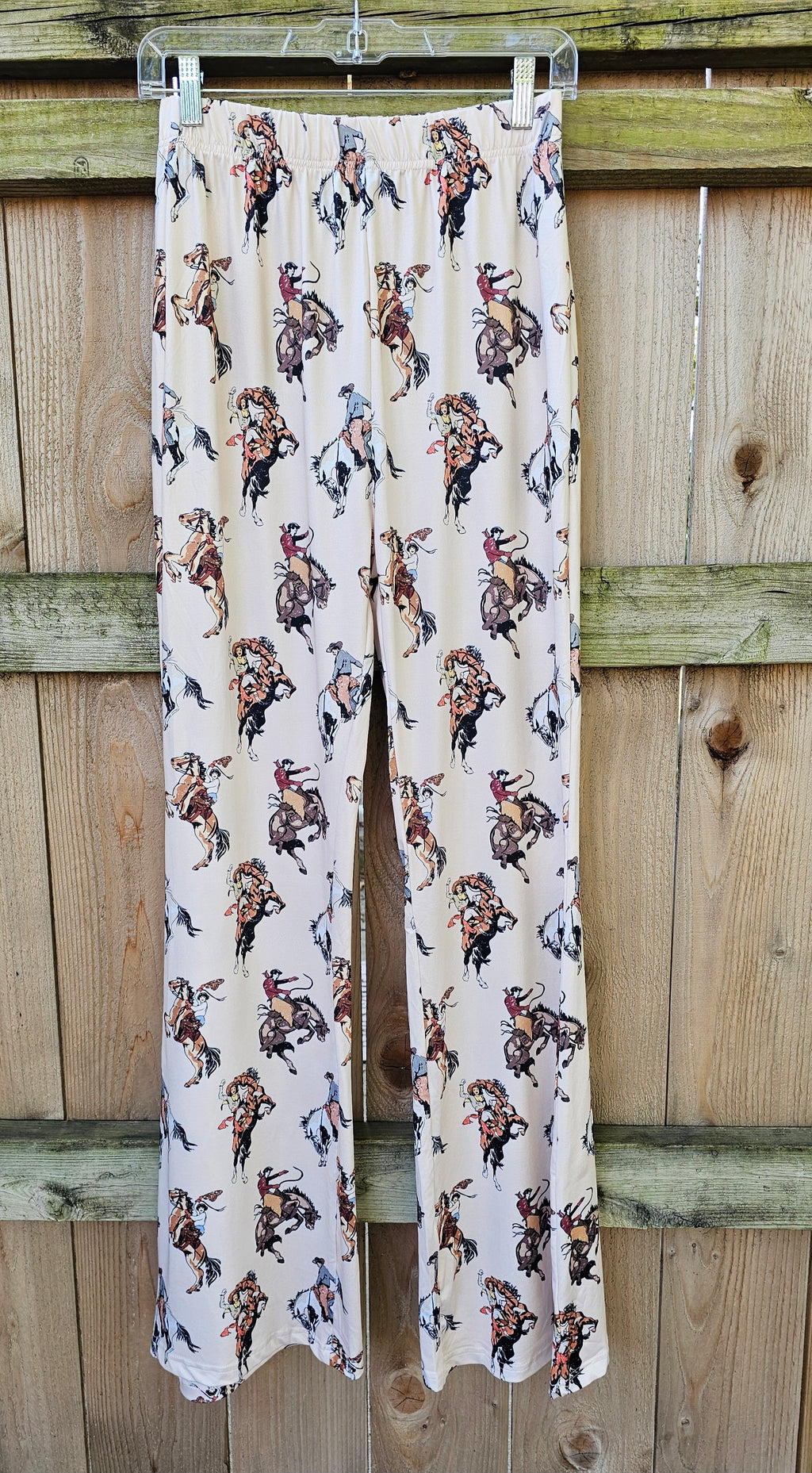 Baha Ranch Vintage Rodeo Cowgirl Flare Pants