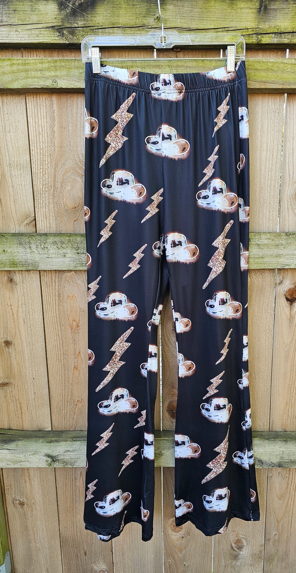 Baha Ranch Disco Cowgirl Flare Pants