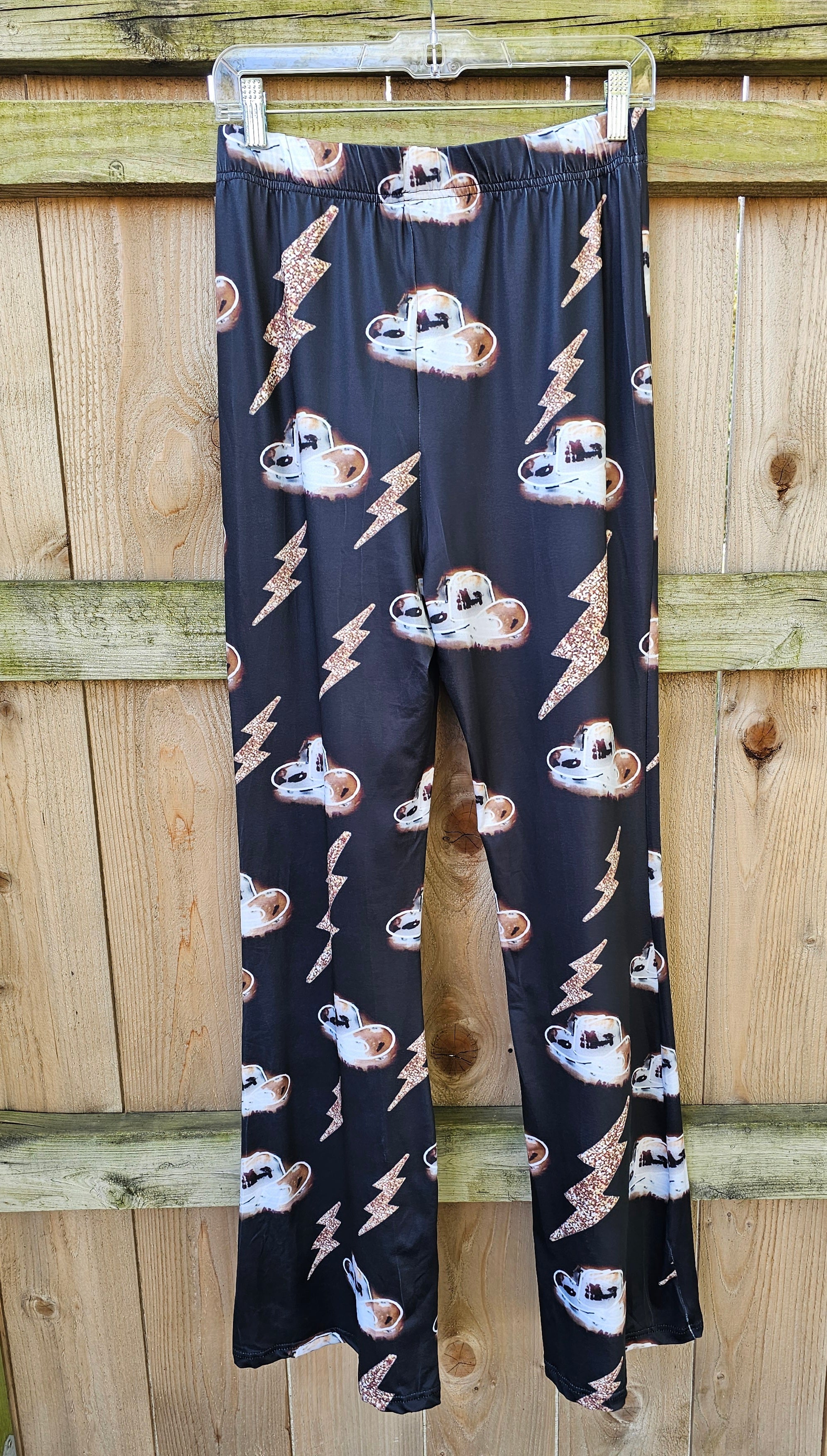 Baha Ranch Disco Cowgirl Flare Pants