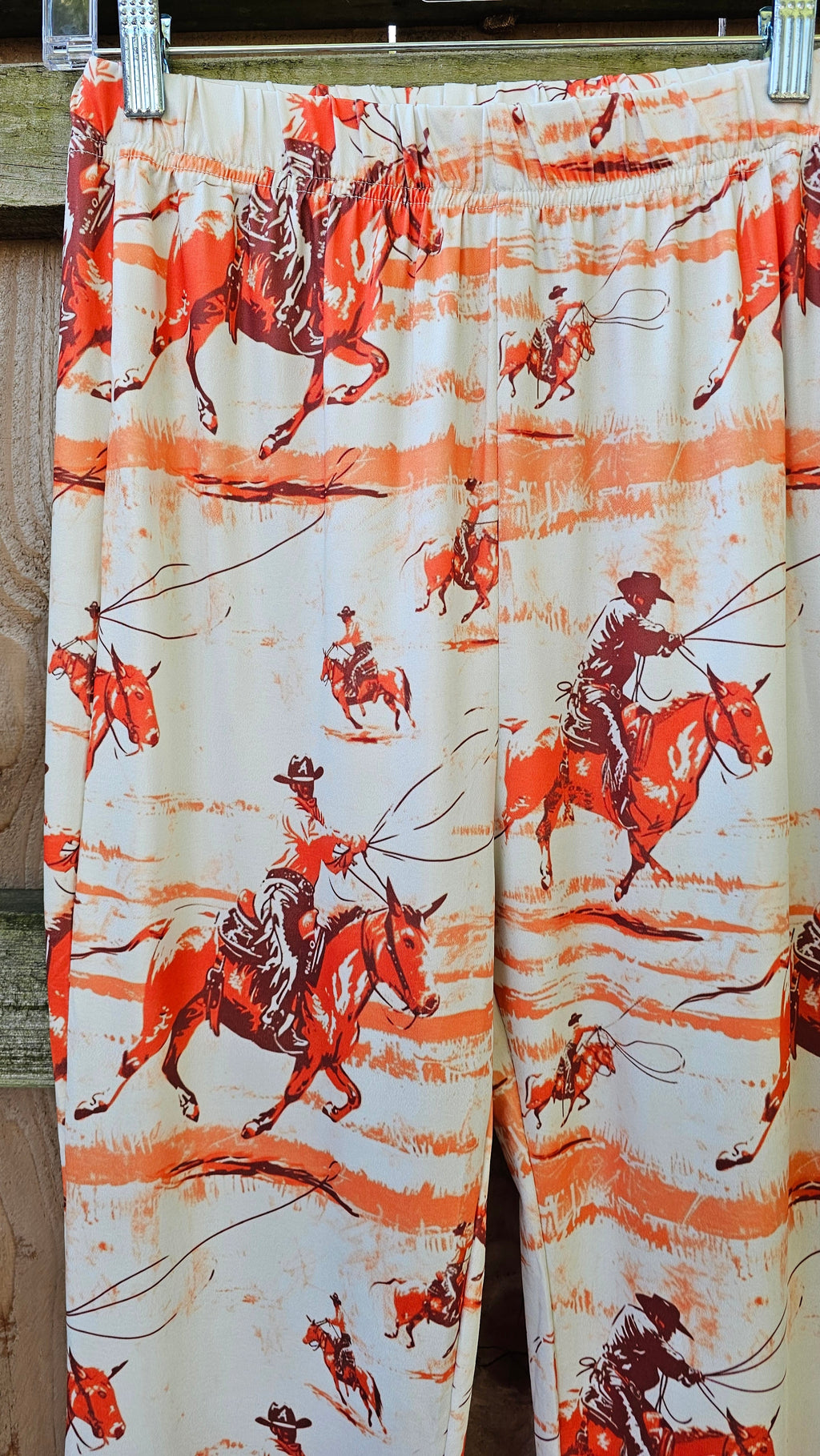 Baha Ranch Retro Western Flare Pants