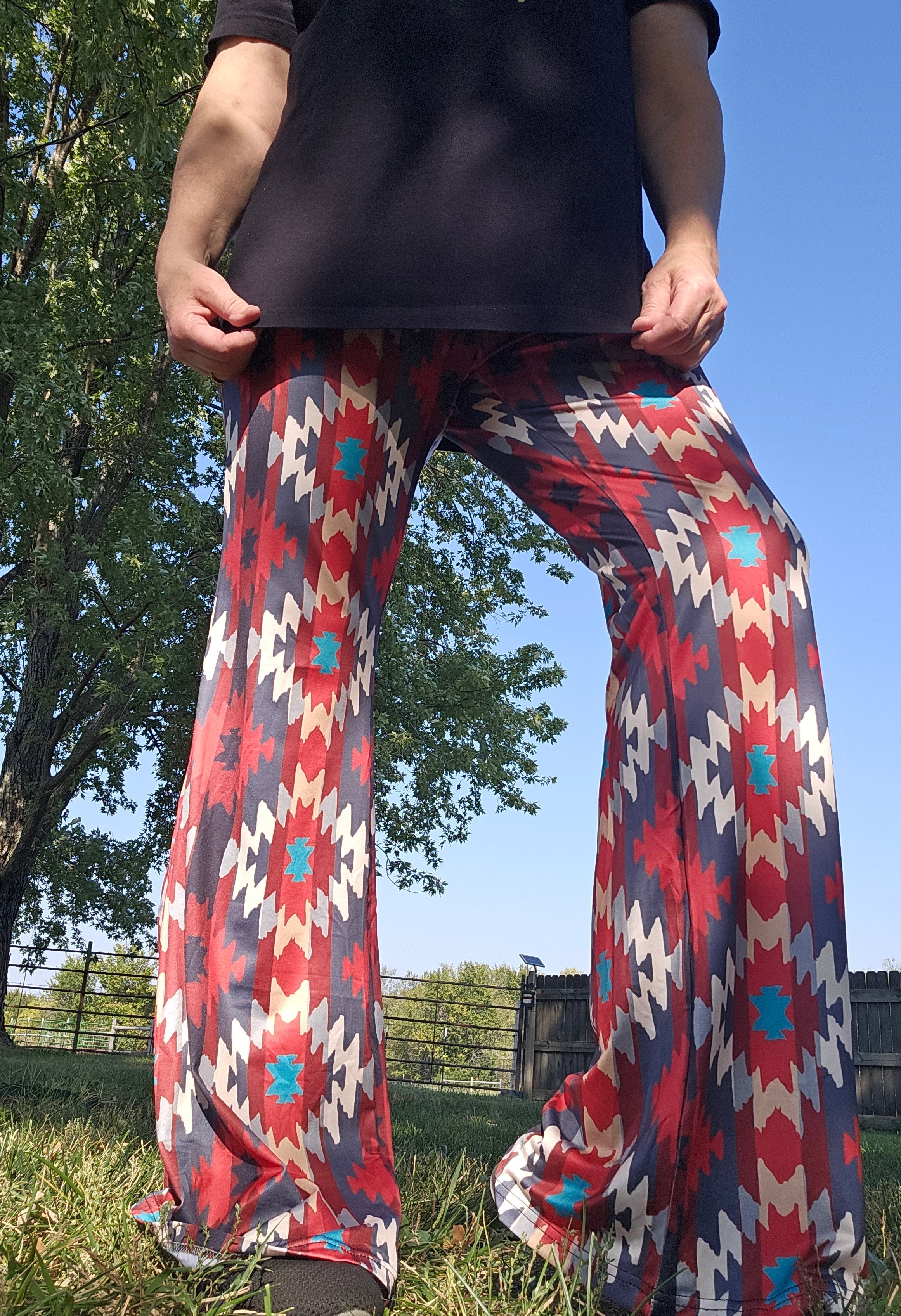 Baha Ranch Sedona Aztec Flare Pants