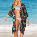 Baha Ranch Neon Vegas Duster Kimono Coverup
