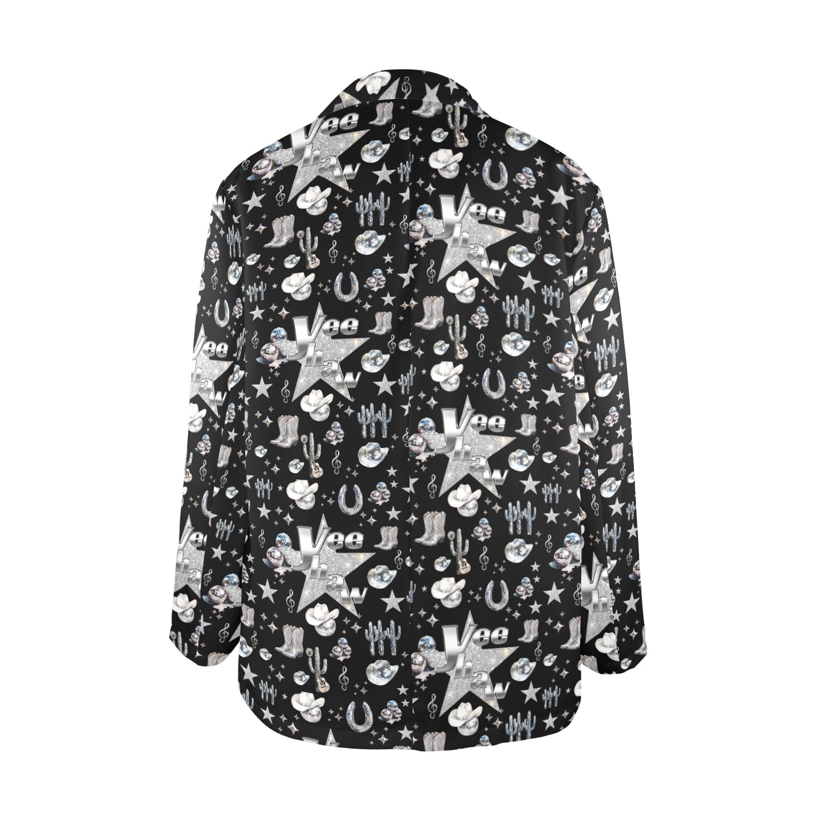 Baha Ranch Rhinestone Cowgirl Yeehaw Blazer Women's Blazer