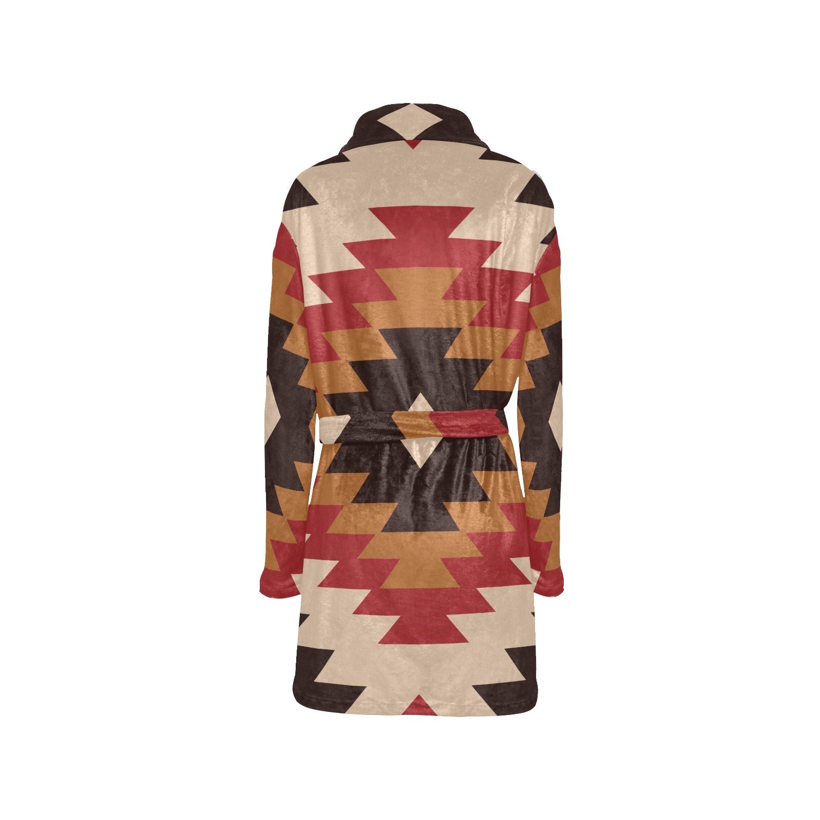 Baha Ranch Red Aztec Women's Western Bath Robe