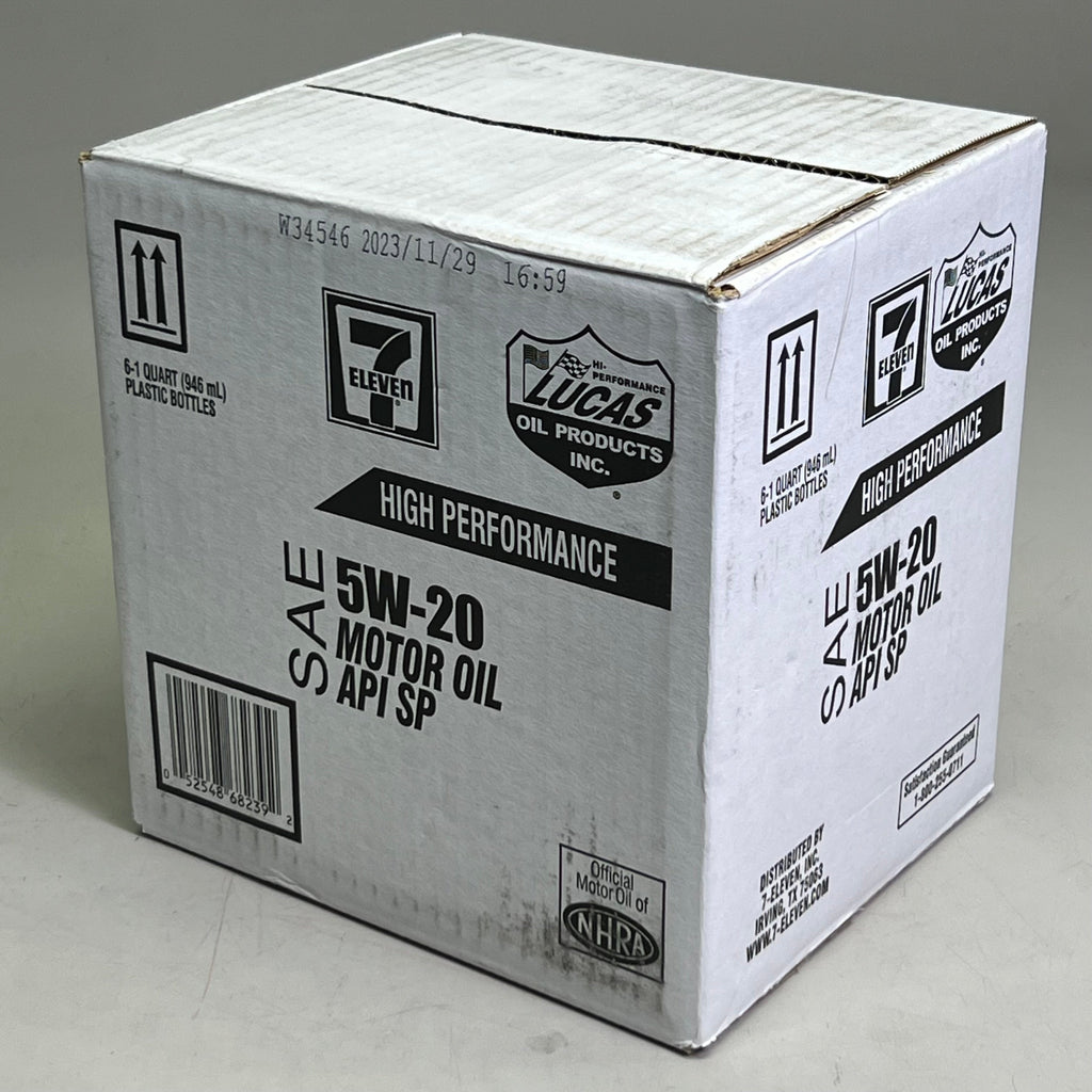 LUCAS (6 PACK) 5W-20 High Performance Engine Motor Oil 1 qt/ 946 ml