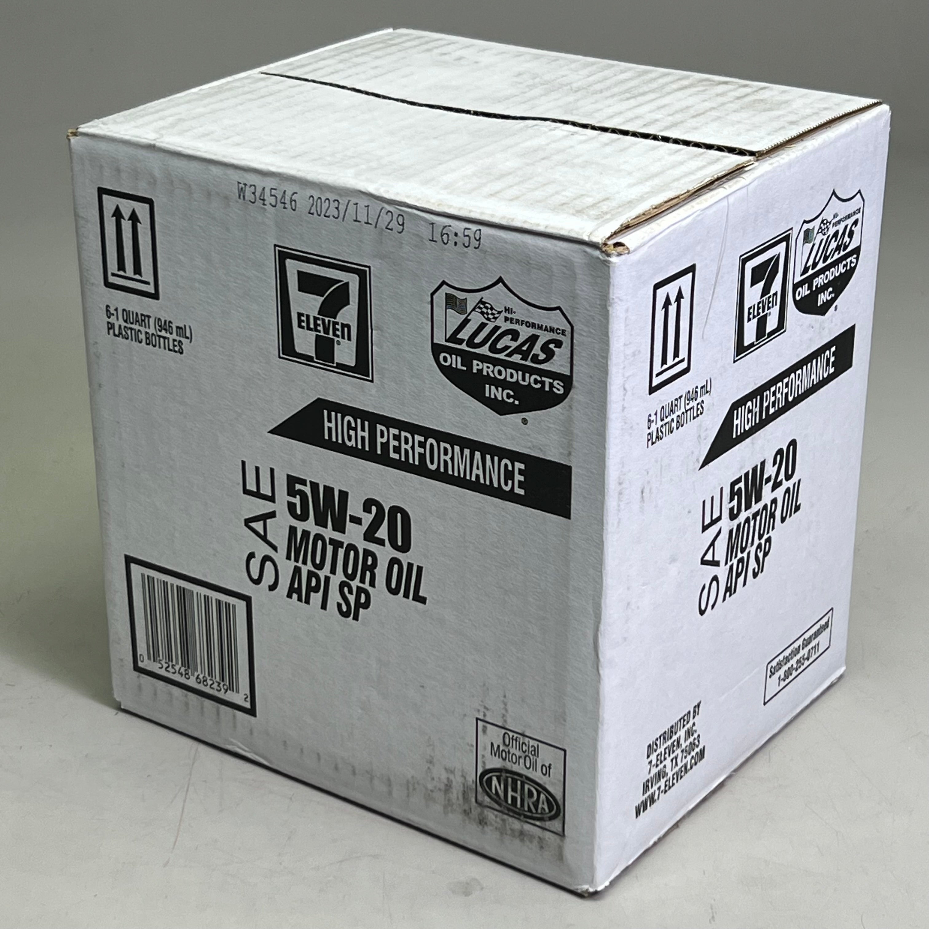 LUCAS (6 PACK) 5W-20 High Performance Engine Motor Oil 1 qt/ 946 ml