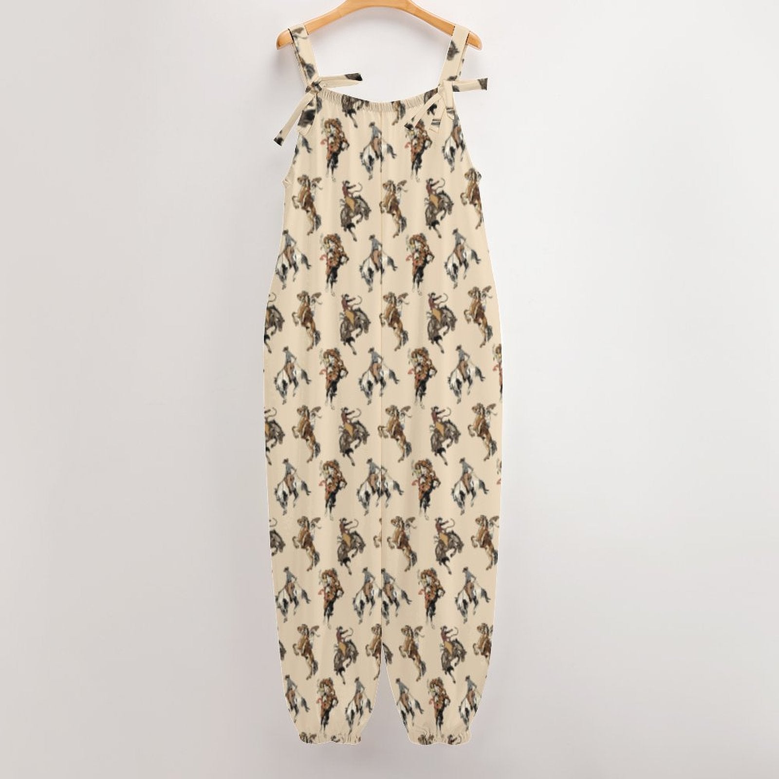 Baha Ranch Vintage Cowgirl Relaxed Fit Overalls Jumpsuit
