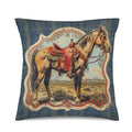 Baha Ranch Vintage Horse Velvety Soft Pillow Case Made in America