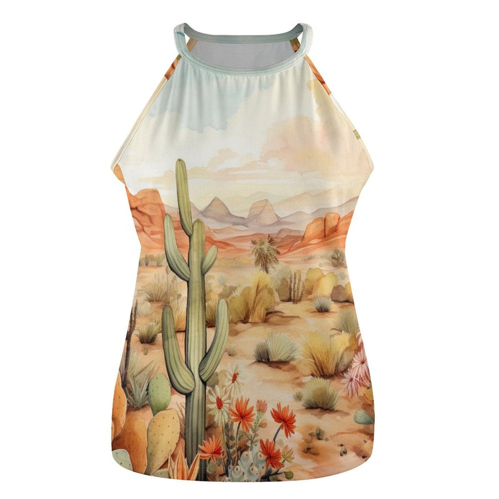 Baha Ranch Cactus Desert Women's Tank Top