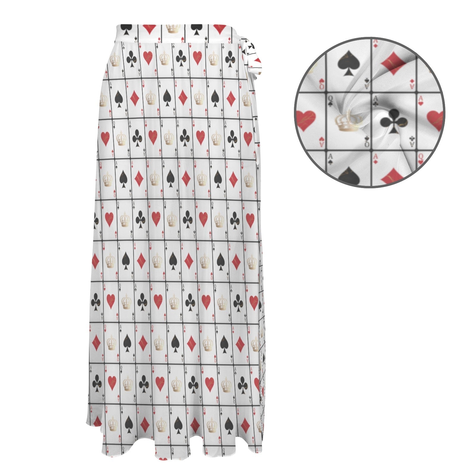 Baha Ranch Vegas Gambling Beach Coverup Skirt