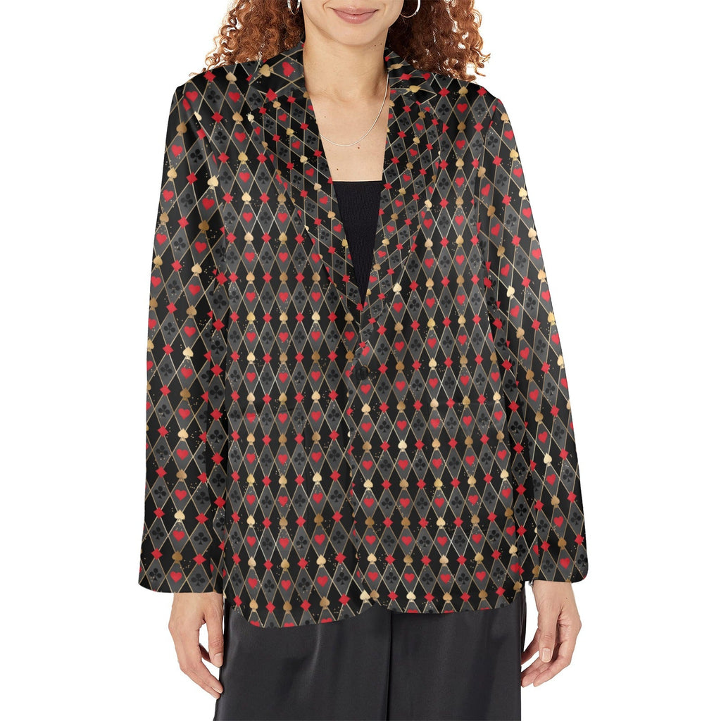 Baha Ranch Vegas King of Hearts Women's Western Blazer