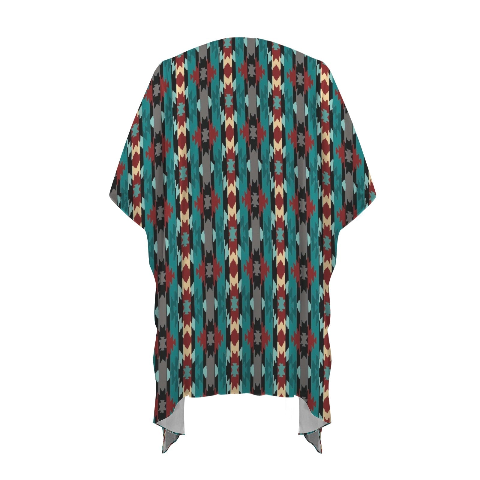 Baha Ranch Southwestern Aztec Duster Kimono Coverup