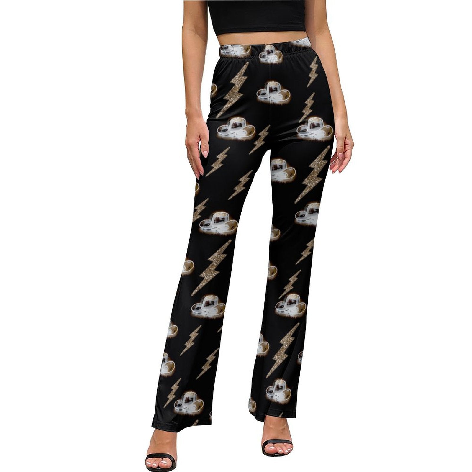 Baha Ranch Disco Cowgirl Flare Pants