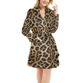 Baha Ranch Retro Pop Western Leopard Cowgirl Robe