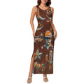 Baha Ranch Cowboy Treasures Bodycon Maxi Dress