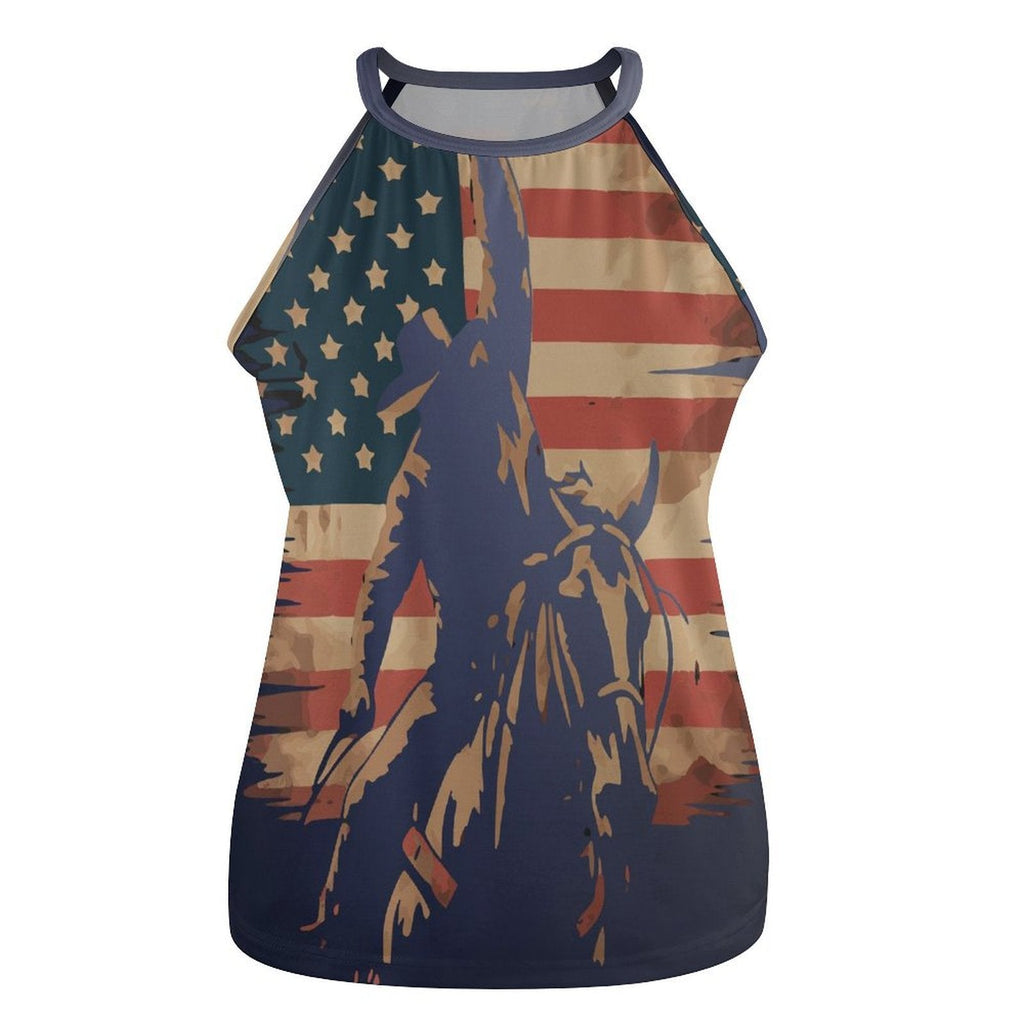 Baha Ranch American Cowboy Tank Top