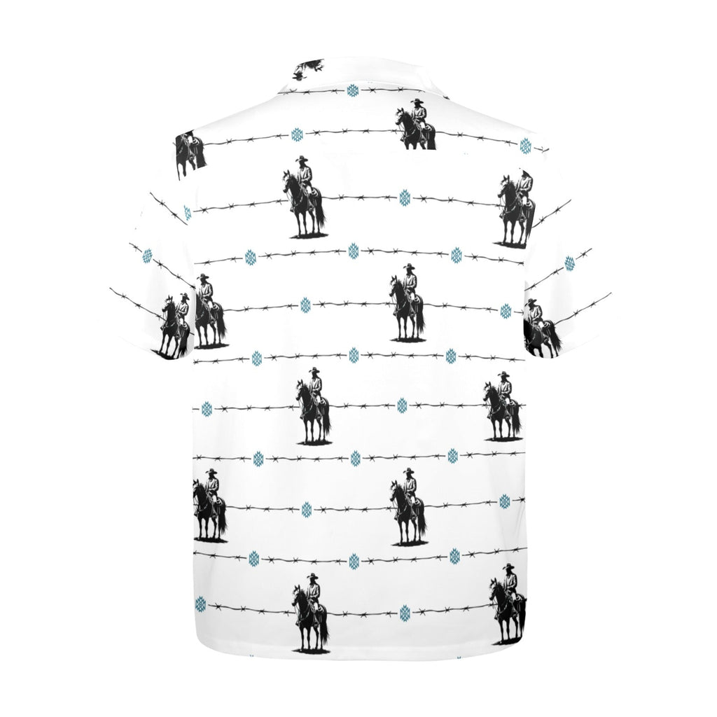 Baha Ranch Saddle Up Western Hawaiian Shirt Made in America