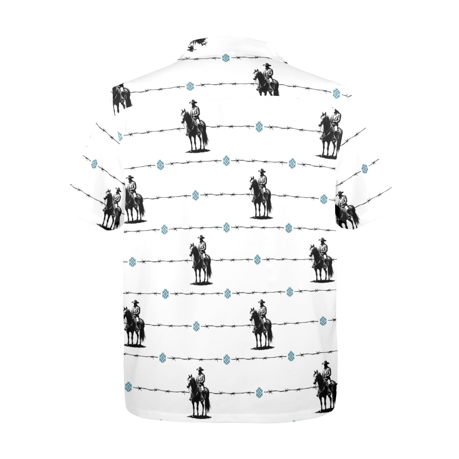 Baha Ranch Saddle Up Western Hawaiian Shirt Made in America