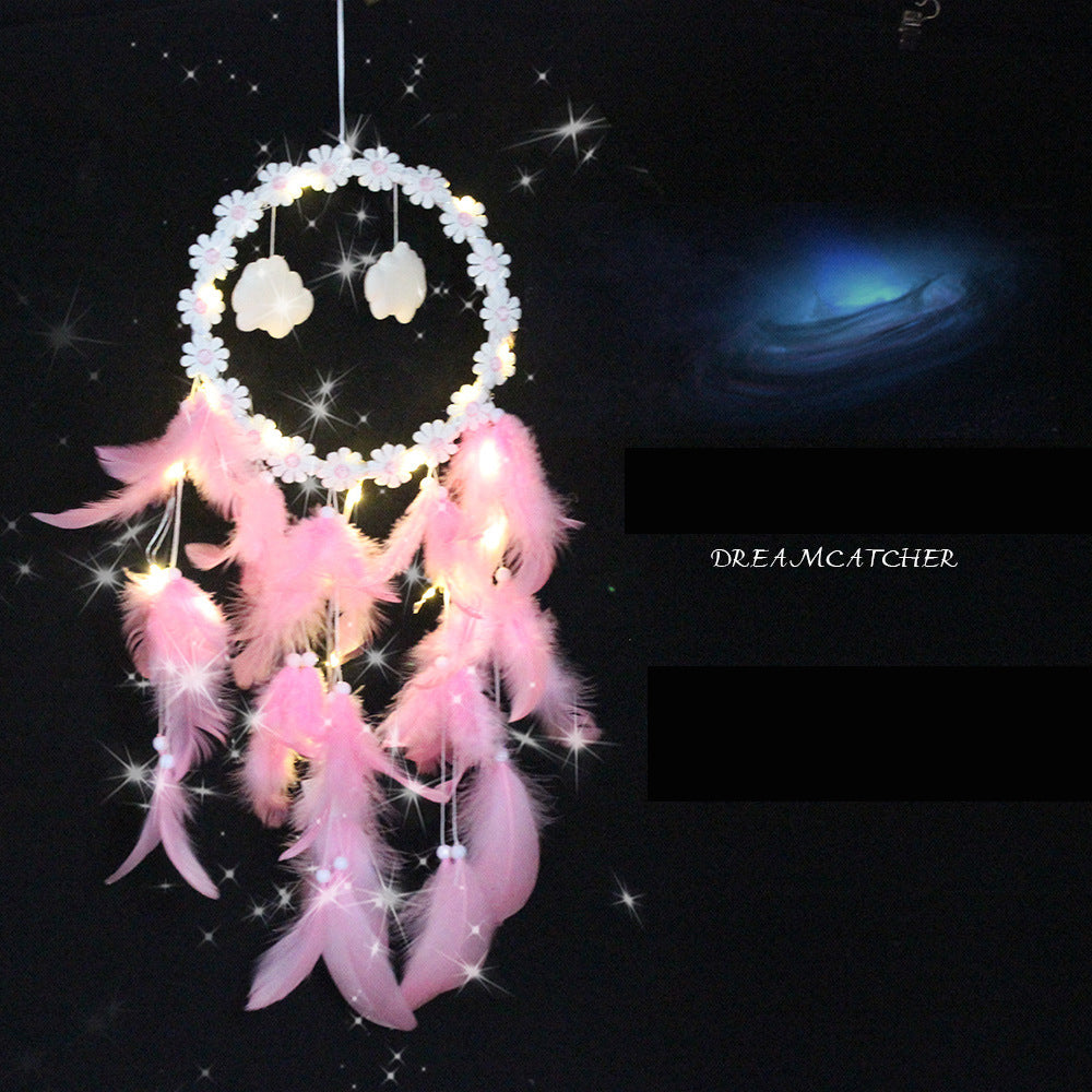Christmas Lantern Dream Catcher Creative Light String Cloud Dream Catcher Car Dream Catcher Home Lantern Dream Catcher