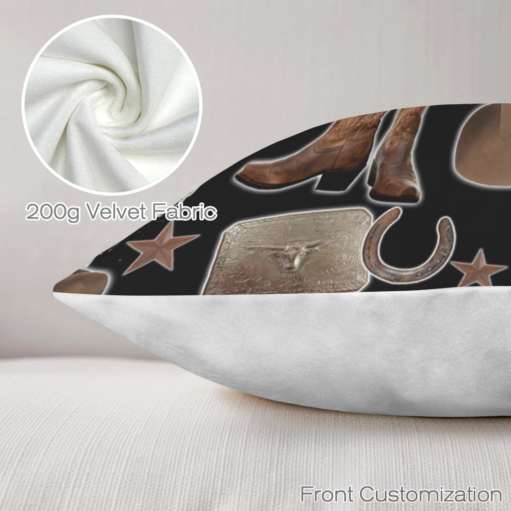 Baha Ranch CUSTOMIZABLE Velvety Soft Memorial Throw Pillow Case Made in America