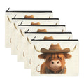 Baha Ranch Cowboy Highland Cosmetic Bag Pack of 5 Made in America