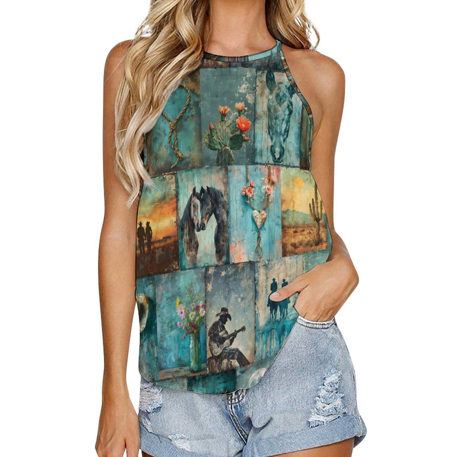 Baha Ranch Turquoise Dreams Tank Top